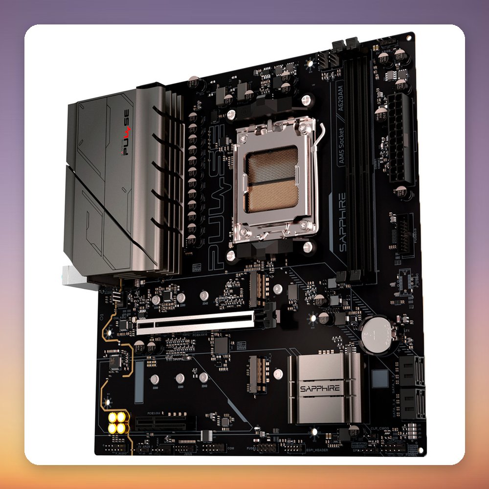 Sapphire PULSE A620AM AM5 Micro ATX Motherboard, AMD A620, DDR5 – image 6