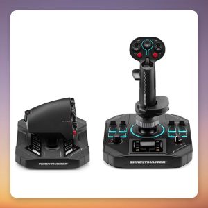 Thrustmaster Sol-R 4 HOTAS Flight Stick and Throttle, Black, PC, RGB