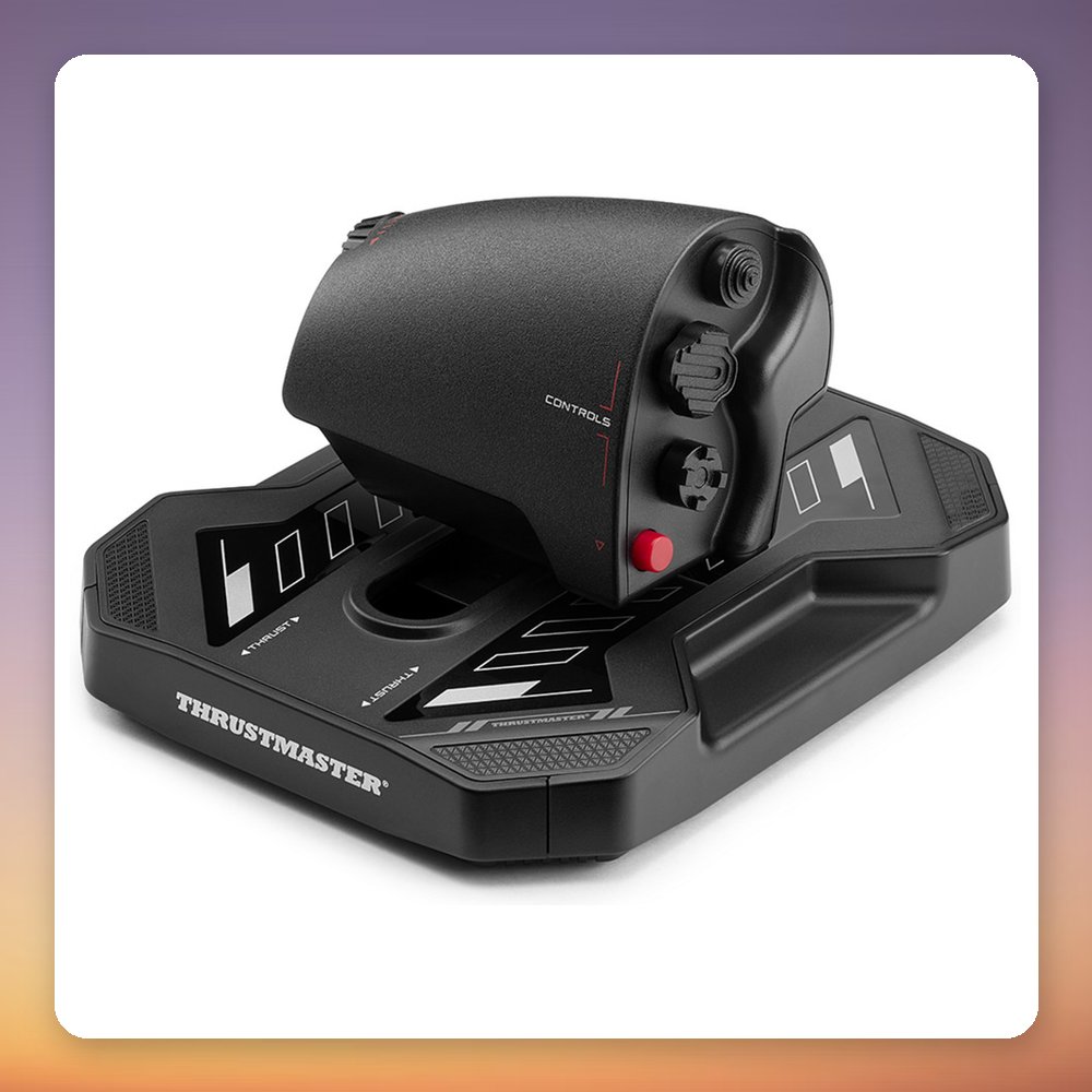 Thrustmaster Sol-R 4 HOTAS Flight Stick and Throttle, Black, PC, RGB – image 4