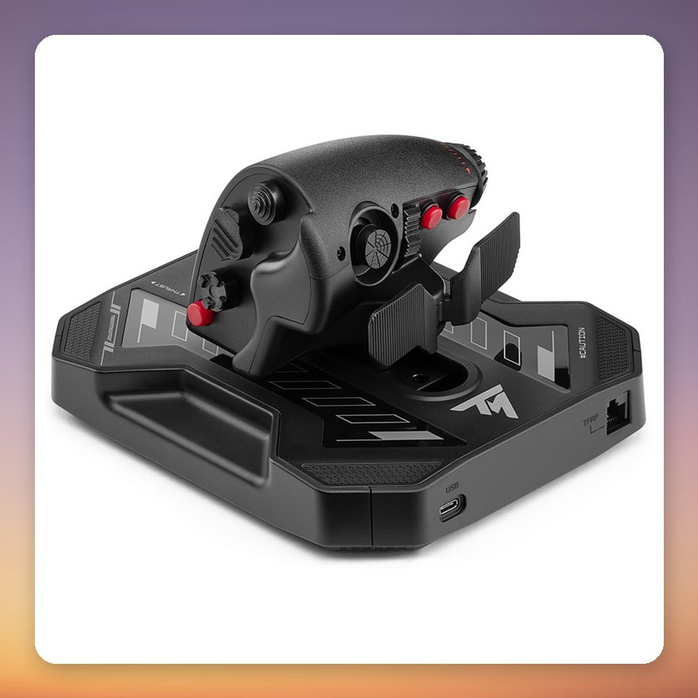 Thrustmaster Sol-R 4 HOTAS Flight Stick and Throttle, Black, PC, RGB – image 5