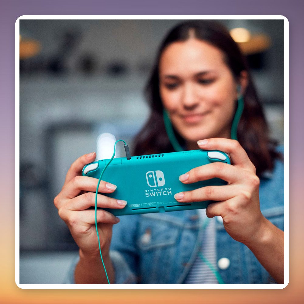 Nintendo Switch Lite Handheld Console, Turquoise, 32 GB, 5.5" Touchscreen (No Power Adapter) – image 6