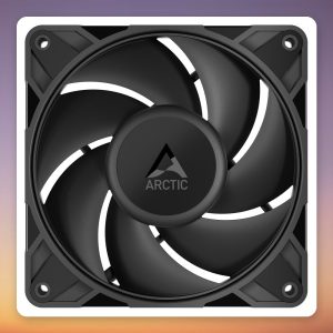 Arctic P12 Pro PST CO 120 mm PWM Case Fan, Black, Single Pack