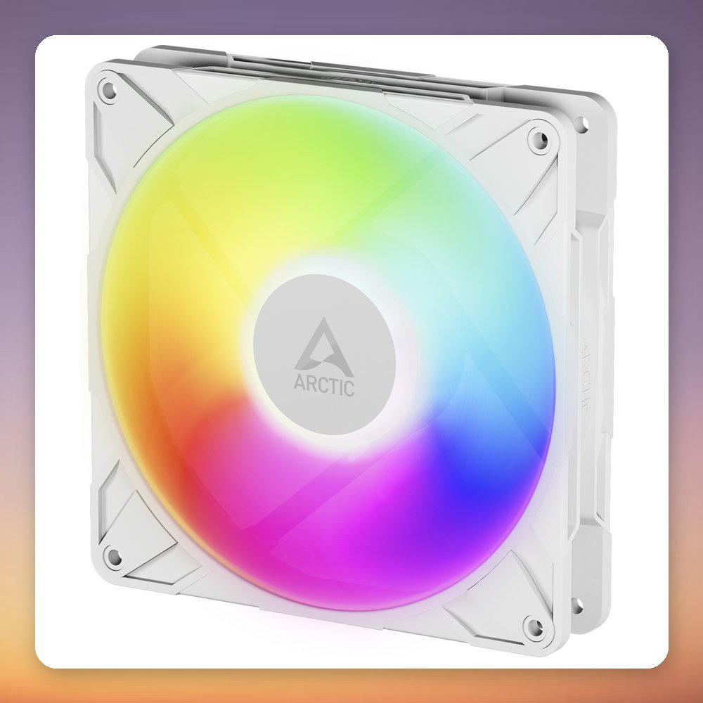 Arctic P14 Pro A-RGB 140 mm PWM Fan, White, 400-2500 RPM, Single Pack – image 4