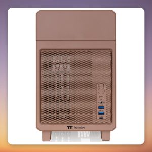 Thermaltake TR100 Mini-ITX Case, Gravel Sand, Mesh Front, SFX PSU Support