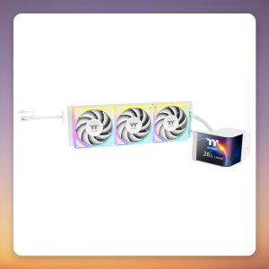 Thermaltake MAGCurve 360 Ultra 360 mm AIO Liquid Cooler, ARGB, White