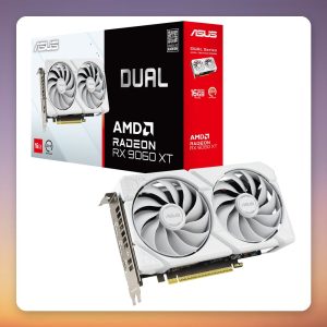 Asus Dual Radeon RX 9060 XT White Edition 16 GB GDDR6 Graphics Card