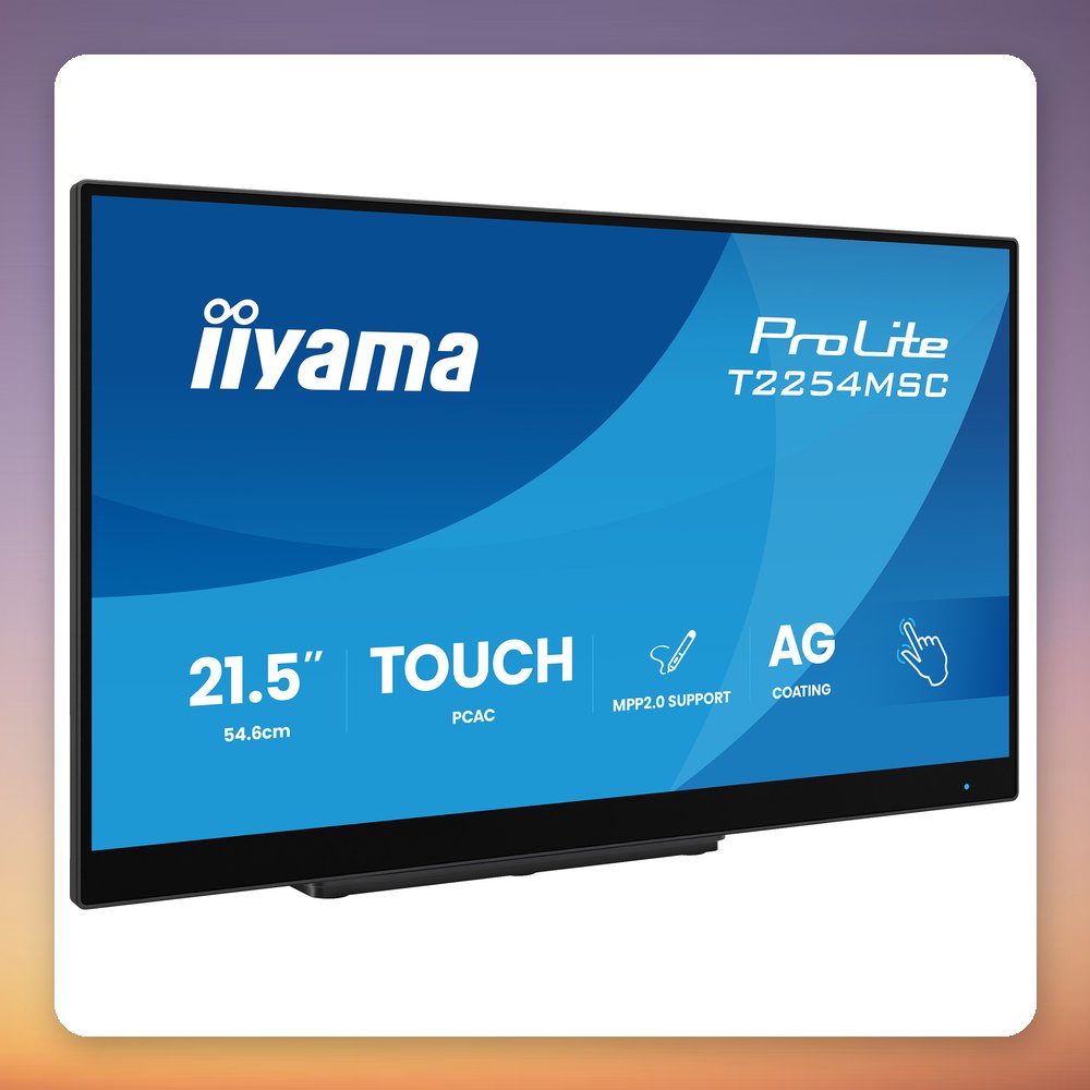 Iiyama ProLite T2254MSC-B2AG 21.5" Full HD IPS 10-Point Touchscreen Monitor, 100 Hz – image 3