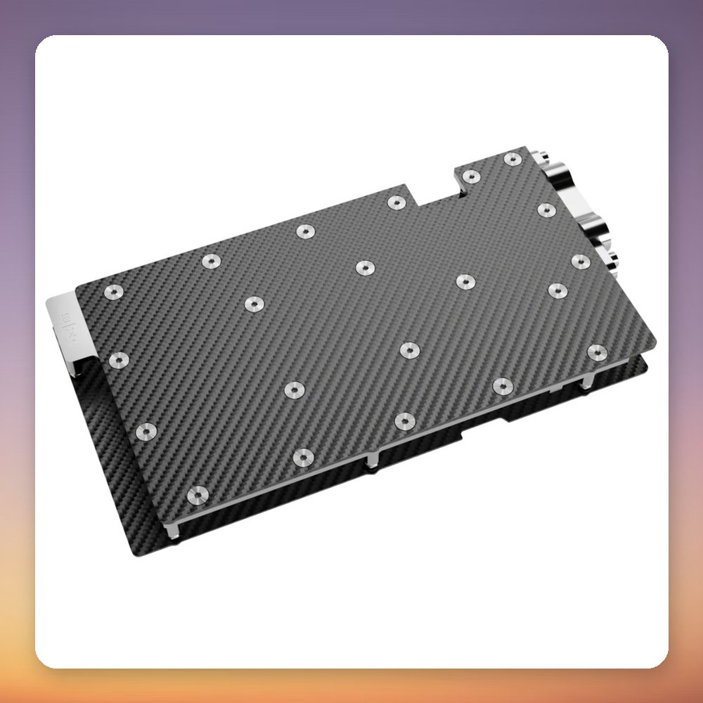 Alphacool ES RTX 5090 Reference 1-Slot Water Block REV1, Black/Transparent with Backplate