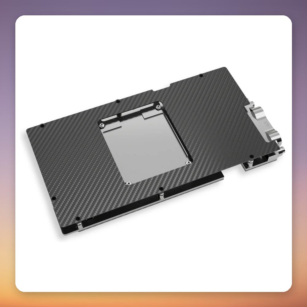 Alphacool ES RTX 5090 Reference 1-Slot Water Block REV1, Black/Transparent with Backplate – image 3