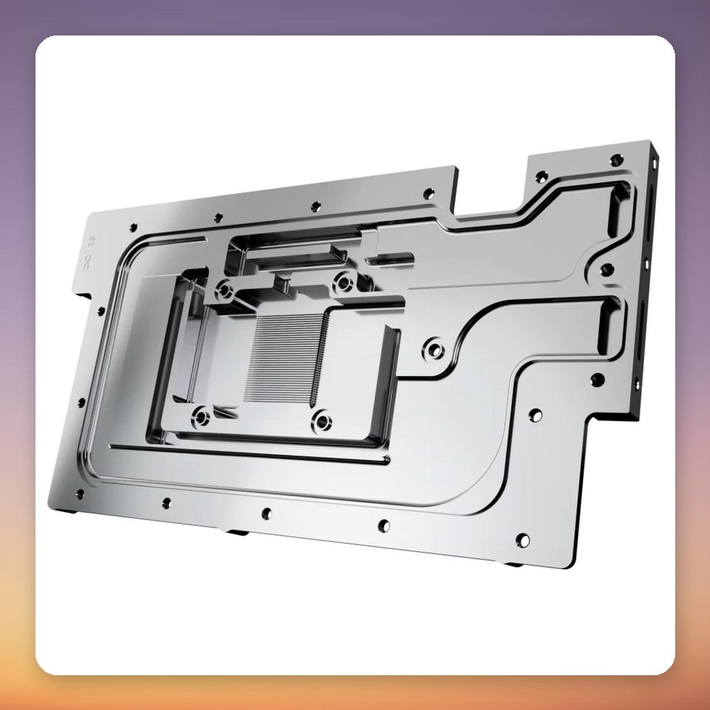 Alphacool ES RTX 5090 Reference 1-Slot Water Block REV1, Black/Transparent with Backplate – image 4