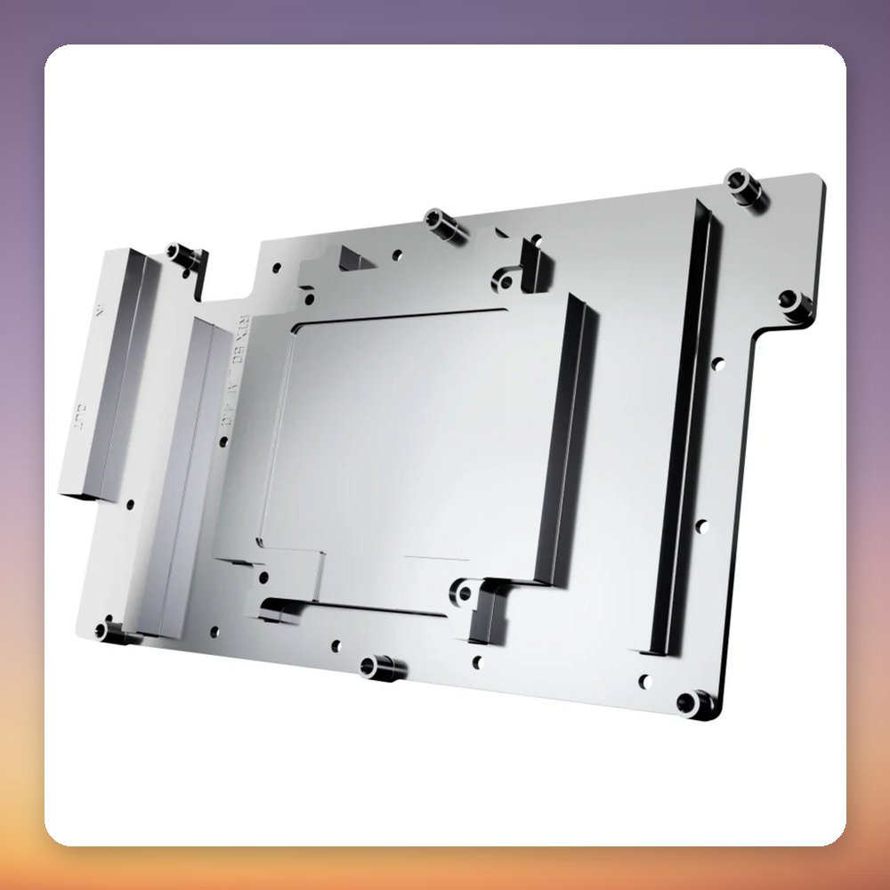 Alphacool ES RTX 5090 Reference 1-Slot Water Block REV1, Black/Transparent with Backplate – image 5