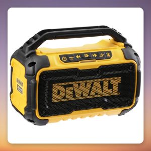 DeWalt DCR011-XJ 20W Bluetooth Jobsite Speaker, 10.8V-54V XR Battery, Bare Unit