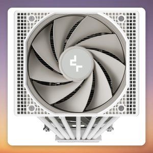 Deepcool Assassin VC Elite 140 mm Dual-Fan CPU Cooler, White, Vapor Chamber, 300W TDP