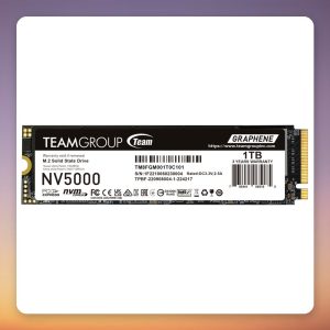Team Group NV5000 1 TB PCIe 4.0 x4 NVMe M.2 2280 SSD with Graphene Heatsink
