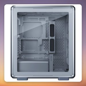 Cooler Master MasterFrame 500 Mesh E-ATX Midi-Tower Case, Silver, Tempered Glass