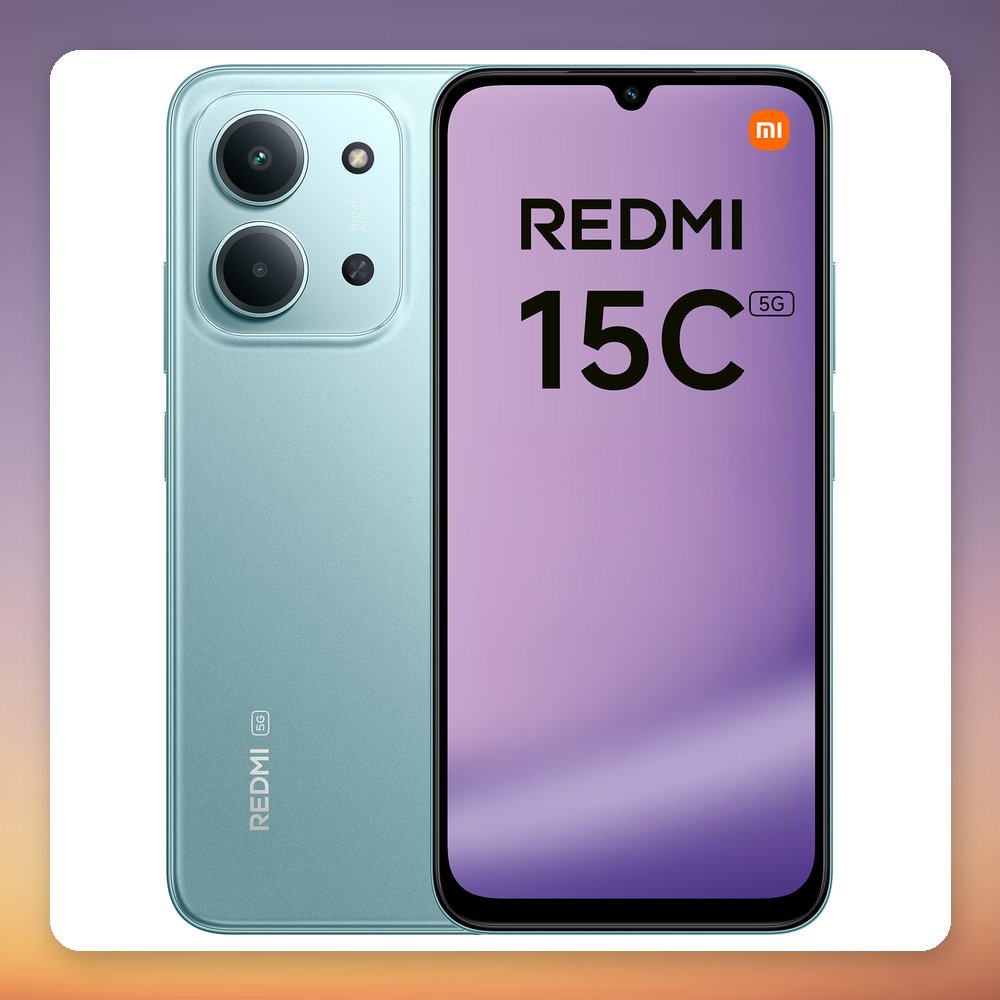 Xiaomi Redmi 15C 5G 128 GB 4 GB RAM 6.9" 120 Hz, Mint Green