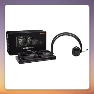 be quiet! Pure Loop 3 280mm AIO Liquid Cooler, Black, 2x 140mm Pure Wings 3 PWM Fans