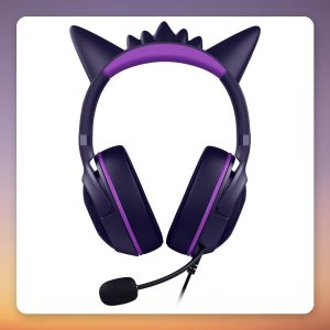 Razer Kraken Kitty V2 Pokémon Gengar Edition USB Gaming Headset, Purple, RGB