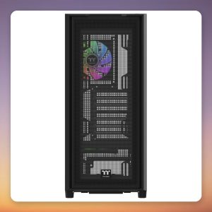 Thermaltake S380 TG ARGB Black ATX Mid-Tower Case, Tempered Glass, 3 ARGB Fans