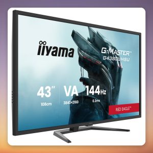 Iiyama G-Master G4380UHSU-B2 Red Eagle 42.5″ 4K UHD 144Hz VA Gaming Monitor