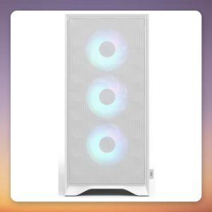 Fractal Design Pop 2 Air White TG RGB ATX Mid Tower Case, White, Tempered Glass