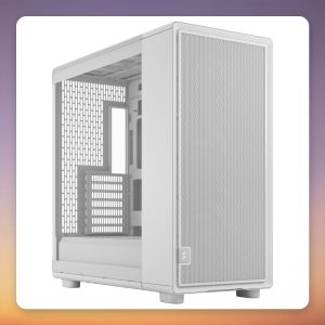 Fractal Design Epoch XL TG Clear Tint E-ATX Mid Tower Case, White, 3x 140 mm Fans