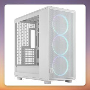 Fractal Design Epoch XL TG RGB Mid-Tower Case, E-ATX, White, Tempered Glass