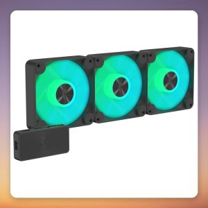 APNX FP1-120 120 mm PWM ARGB Case Fan, Black, 3 Pack