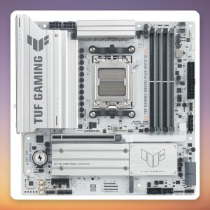 Asus TUF Gaming B850M-Plus WiFi 7 White AM5 Micro ATX Motherboard