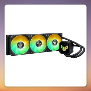 Asus TUF Gaming LC III 360 ARGB 360 mm AIO Liquid CPU Cooler, Black