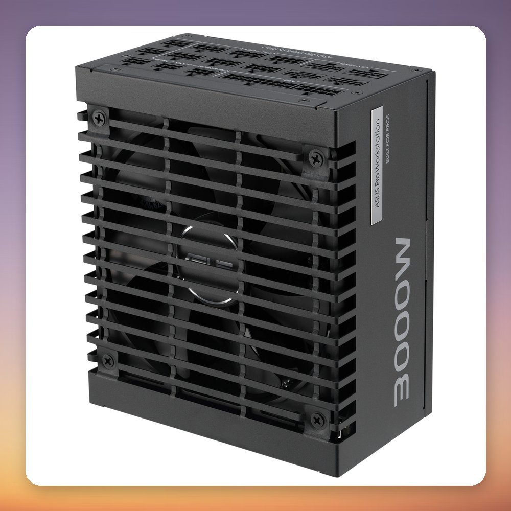 Asus Pro WS 3000W Platinum (PRO-WS-3000P) 3000W 80 PLUS Platinum Fully Modular ATX 3.1 PSU – image 4