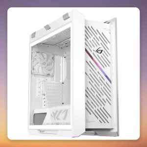 Asus ROG Strix Helios II GX601S E-ATX Mid-Tower Case, White, Tempered Glass