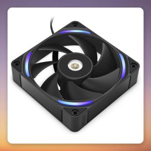 NZXT Performance Fan F120X 120 mm PWM RGB Case Fan, Black