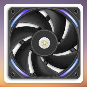 NZXT Performance Fan F120X 120 mm PWM RGB Case Fan, Black