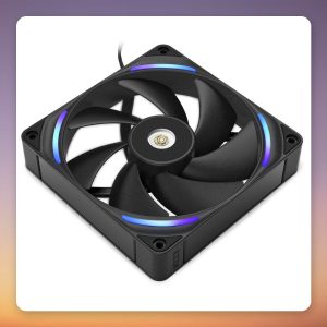 NZXT Performance Fan F140X 140 mm PWM RGB Case Fan, Black