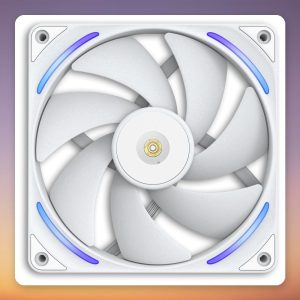 NZXT Performance Fan F140X 140 mm RGB PWM Case Fan, White, 116 CFM