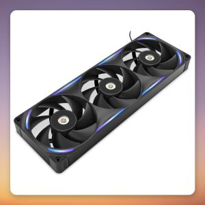 NZXT Performance Fan F360X 3x 120 mm RGB PWM Radiator Fan, Black