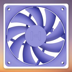 HYTE FA12 120 mm PWM Case Fan, Purple, 4-Pack