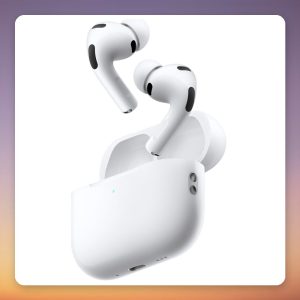 Apple AirPods Pro 3 True Wireless Earbuds, Active Noise Cancelling, MagSafe USB-C, White