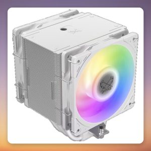 Scythe Mugen 6 Dual Fan White ARGB Edition 120 mm CPU Cooler, White