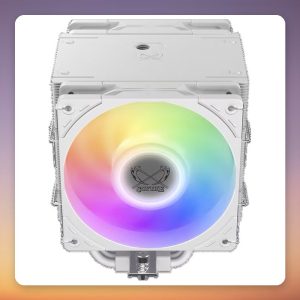 Scythe Mugen 6 Dual Fan White ARGB Edition 120 mm CPU Cooler, White