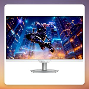 GigaByte M27Q2 QD ICE 27″ QHD 200 Hz SS-IPS Gaming Monitor, White, USB-C KVM