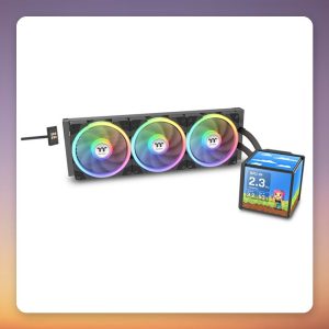 Thermaltake Minecube 360 Ultra ARGB 360 mm AIO Liquid Cooler, Black