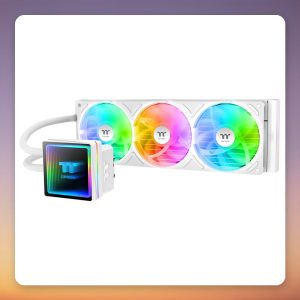 Thermaltake TH360 V3 ARGB Sync 360 mm AIO Liquid Cooler, White, Snow Edition