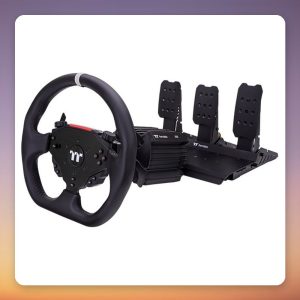 Thermaltake G15 Direct Drive Racing Wheel 15 Nm with Pedals Bundle, Black