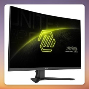 MSI MAG 321CQFDE E18 31.5″ WQHD 180 Hz Curved Gaming Monitor, Rapid VA