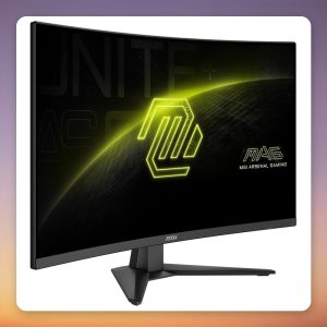 MSI MAG 321CQFDE E18 31.5″ WQHD 180 Hz Curved Gaming Monitor, Rapid VA