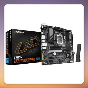 Gigabyte B760M DS3H WIFI6E GEN5 Intel B760 LGA 1700 DDR5 Micro ATX Motherboard