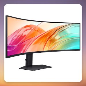 Samsung ViewFinity S49F950UAU 49-Inch 32:9 DQHD 120Hz Curved VA Monitor, USB-C 90W, KVM