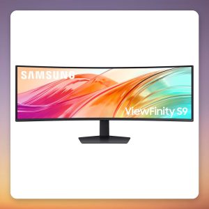 Samsung ViewFinity S49F950UAU 49-Inch 32:9 DQHD 120Hz Curved VA Monitor, USB-C 90W, KVM